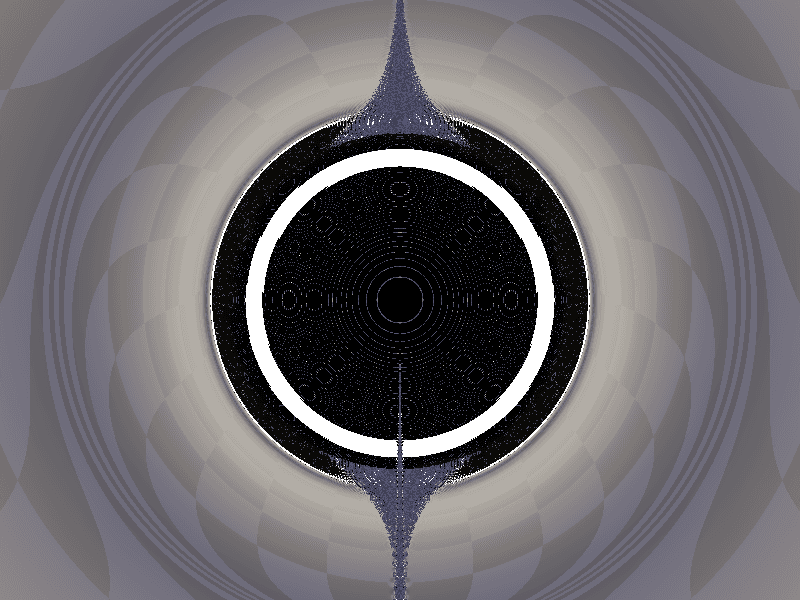 Authentic output of the C++ black-hole ray tracer, converted from the repository PPM image.